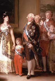 En ocasiones la familia puede ser la cuna de los mayores conflictos polticos. (Detalle de 'La familia de Carlos IV' de F. Goya)