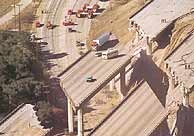Imagen del ltimo 'gran' terremoto de California, en 1994.