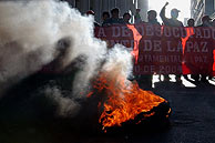 Una de las protestas en La Paz.(Foto: Reuters)