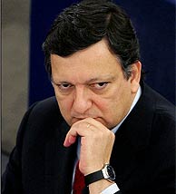 Barroso, durante la sesión de la Eurocámara. (Foto: REUTERS)