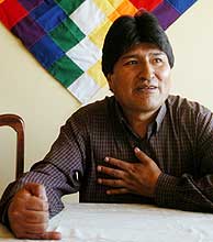 El lder del MAS, Evo Morales. (Foto: EFE)