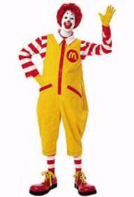 Ronald McDonald, imagen de la cadena de restaurantes.