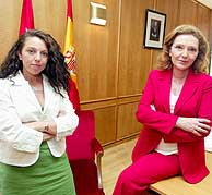 Las juezas María Gracia y Raimunda de Peñafort. (Foto: CHEMA TEJEDA)