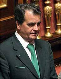 El ministro de Reformas italiano, Roberto Calderoli. (Foto: EL MUNDO)
