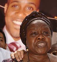 Marie, la nigeriana que espera noticias de su hijo. (Foto: AP)