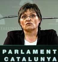 La diputada del PSC del Parlamento cataln, Lidia Santos. (Foto: EFE)