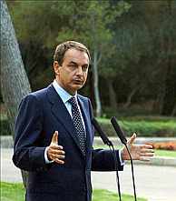 Rodrguez Zapatero, en el Palacio de Marivent. (Foto: EFE)
