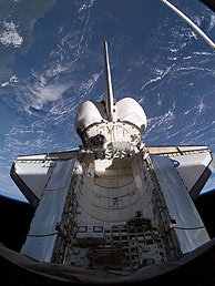 Una imagen del transbordador Discovery. (Foto: NASA)