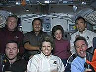 Los siete tripulantes del 'Discovery'. (Foto: REUTERS)