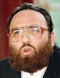 Omar Bakri, en Londres, en 1996. (Foto: AP)