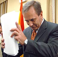 El ministro de Interior, Jos Antonio Alonso. (Foto: EFE)