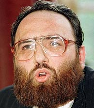 El clrigo musulman Omar Bakri Mohamed, en 1996. (Foto: AP)