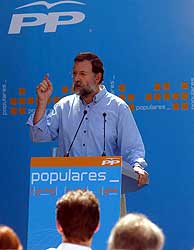 Rajoy ha hecho autocrtica durante su intervencin. (Foto: EFE)
