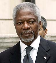 Kofi Annan, secretario general de la ONU. (Foto: AP)
