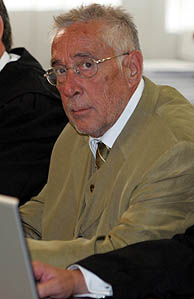 Juan Maeso, durante la vista oral del juicio. (Foto: Benito Pajares)