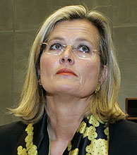 Ursula Plassnik, ministra de Asuntos Exteriores de Austria. (Foto: AP)