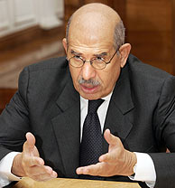 El director de la OIEA, Mohamed El Baradei. (Foto: AFP)