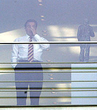Schrder, tras el encuentro con la CDU. (Foto: Reuters)