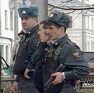 Soldados rusos en la ciudad de Nalchik. (Foto: AP)