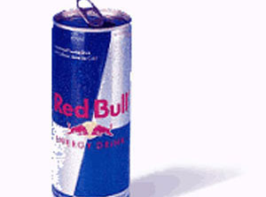 La famosa lata de Red Bull.