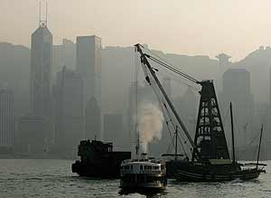 Hong Kong es una de las ciudades con mayor ndice de contaminacin del mundo. (Foto: EFE)