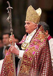 El pontífice, Benedicto XVI. (Foto: EFE)