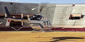 Despegue del helicóptero. (Foto: EFE)