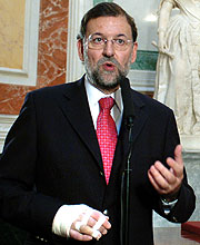 Mariano Rajoy, en el Congreso. (EFE)