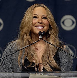 Mariah Carey, tras el anuncio de las nominaciones a la 48 edicin de los Grammy. (Foto: REUTERS)