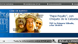 Imagen del cartel manipulado de la película 'Papa Piquillo', donde aparece Roberto Carlos.