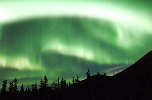 Una aurora boreal en Alaska. (Foto: AP)