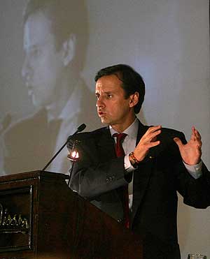 El candidato Jorge Quiroga. (Foto: AP)