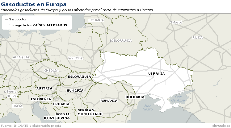 Austria y Hungría, los países más afectados por el corte de gas ruso ...