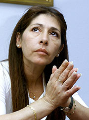 Carmen Fernndez, durante su lucha judicial. (Foto: EFE)