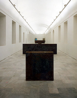 La obra desaparecida, 'Equal Parallel/Guernica-Bengasi', de Richard Serra.
