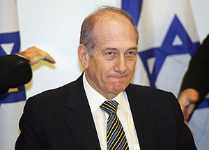 Ehud Olmert. (Foto: AFP)