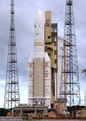 Imagen del cohete 'Ariane 5'. (Foto: AFP)