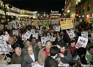 Imagen de la manifestación contra los parquímetros del pasado jueves. VEA MÁS FOTOS (Foto: J. Martínez)