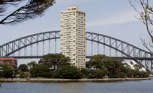 La polmica torre de Blues Point, en Sidney. (Foto: AP)