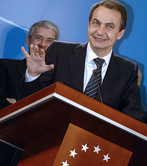 Jos Luis Rodrguez Zapatero, en Bruselas. (Foto: EFE)