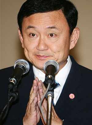 Thaksin Shinawatra, durante su alocucin a la nacin. (Foto: AP)