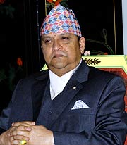 El rey Gyanendra. (AFP)