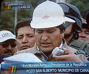 Evo Morales, durante el discurso ofrecido tras la firma del decreto. (Foto: EFE)