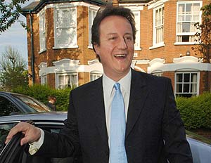 David Cameron, esta maana en Londres. (Foto: AP)
