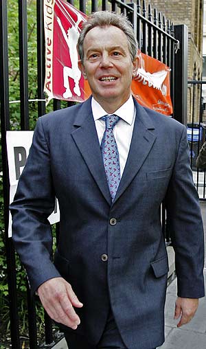 El primer ministro del Reino Unido, el laborista Tony Blair. (Foto: AFP)