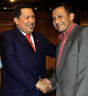 Chvez y Humala, en una imagen de archivo. (Foto: AP)