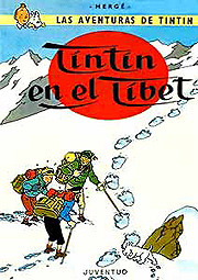 Portada de 'Tintn en el Tibet'. (Foto: Ed. Juventud)