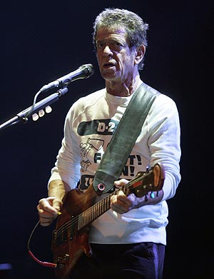 Lou Reed, durante su concierto en Barcelona. (Foto: EFE)
