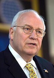Richard Cheney en la rueda de prensa. (Foto: REUTERS)