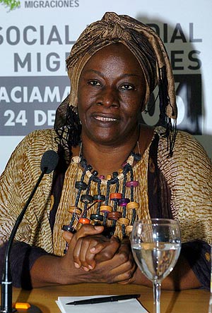 La ex ministra de Cultura malinesa, Aminata Traore. (Foto: EFE)